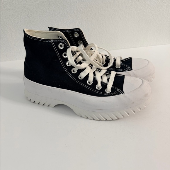 Converse Chuck Taylor All Star Lugged 2.0 Black Sneakers Women Size 8.5 Men 6.5 - Picture 2 of 9